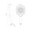 Zestaw bateria prysznicowa podtynkowa ze słuchawką 3 funkcyjną Havis EasyClick (S) chrom Hadsel Oltens (36037100)