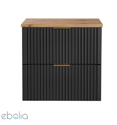 Szafka z blatem 60 cm Adel Black Comad (SET - ADB B 60CM WOTAN)