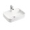 Zestaw meblowy 140 z blatem, umywalkami, szafkami wysokimi i lustrami LED Adel Oak Comad (SET-ADO B NAT WOTAN 140CM UN MAGIC HC)