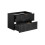 Szafka z blatem 80 cm Adel Black Comad (SET-ADB B NAT WOTAN 80CM)