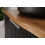 Szafka z blatem 80 cm Adel Black Comad (SET-ADB B NAT WOTAN 80CM)