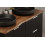 Szafka z blatem 80 cm Adel Black Comad (SET-ADB B NAT WOTAN 80CM)