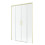 Drzwi prysznicowe 140 Idea Brushed Light Gold DWD Radaway (387124-98-01)