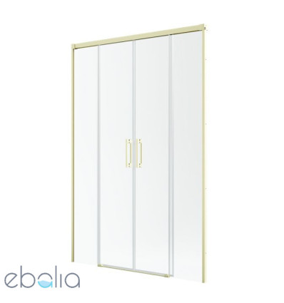 Drzwi prysznicowe 140 Idea Brushed Light Gold DWD Radaway (387124-98-01)
