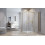 Kabina prysznicowa 70x70 Idea Brushed Light Gold KDD Radaway (387065-98-01L + 387065-98-01R)