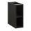 Zestaw meblowy 80 cm Adel Black Comad (SET - ADB B 80CM WOTAN 81-01 BLACK)