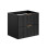 Zestaw meblowy 60 cm z umywalką nablatową Adel Black Comad (SET - ADB B 60CM WOTAN UN. 6252)