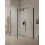 Kabina walk-in narożna 90/90/70 New Modus Black New Trendy (EXK-0065/EXK-0097/EXK-0090)