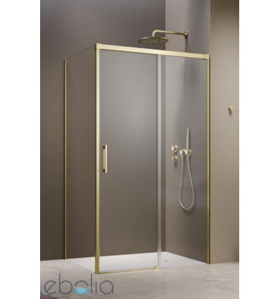 Kabina prysznicowa 100x70 Idea Brushed Light Gold KDJ Radaway (387040-98-01R + 387048-98-01L)