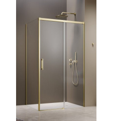 Kabina prysznicowa 100x70 Idea Brushed Light Gold KDJ Radaway (387040-98-01R + 387048-98-01L)