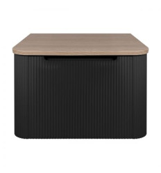 Szafka 60 cm podumywalkowa wisząca z blatem czarny mat/dąb Hamnes Oltens (68668300)