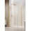 Kabina prysznicowa 80x70 Nes Brushed Light Gold KDJ I Radaway (10022080-98-01L + 10039070-01-01)