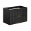 Zestaw meblowy 80 cm z umywalką nablatową Adel Black Comad (SET - ADB B 80CM WOTAN UN 6252)