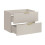 Zestaw meblowy 80 cm z blatem i umywalką nablatową Smile Adel Cashmere Comad (SET-ADC B WOTAN 80CM SMILE 40)
