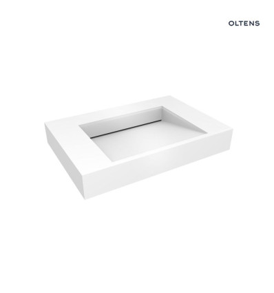 Umywalka 80x45 cm ścienna LavaForm biały połysk Stila Oltens (40001000)