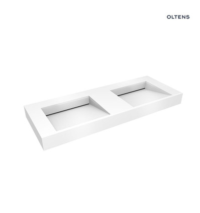 Umywalka 120x45 cm ścienna LavaForm biały połysk Stila Oltens (40004000)