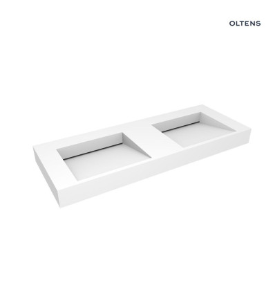 Umywalka 120x45 cm ścienna LavaForm biały mat Stila Oltens (40004900)