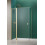 Kabina prysznicowa 80x70 Nes Brushed Light Gold KDJ II Radaway (10032080-98-01L + 10039070-01-01)