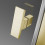 Kabina prysznicowa 80x70 Nes Brushed Light Gold KDJ II Radaway (10032080-98-01L + 10039070-01-01)