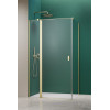 Kabina prysznicowa 80x70 Nes Brushed Light Gold KDJ II Radaway (10032080-98-01L + 10039070-01-01)