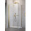 Kabina prysznicowa 80x70 Nes Brushed Light Gold KDJ B Radaway (10025080-98-01L + 10039070-01-01)