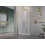 Kabina prysznicowa 80x70 Nes Brushed Light Gold KDJ B Radaway (10025080-98-01L + 10039070-01-01)