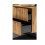 Zestaw meblowy 80 cm z blatem i umywalką nablatową Smile Adel Oak Comad (SET -ADO B 80 CM SMILE 40)