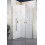 Kabina prysznicowa 80x80 Nes Brushed Light Gold KDD I Radaway (10021080-98-01L + 10021080-98-01R)