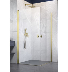 Kabina prysznicowa 80x80 Nes Brushed Light Gold KDD I Radaway (10021080-98-01L + 10021080-98-01R)