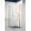 Kabina prysznicowa 80x80 Nes Brushed Light Gold KDD II Radaway (10031080-98-01L + 10031080-98-01R)