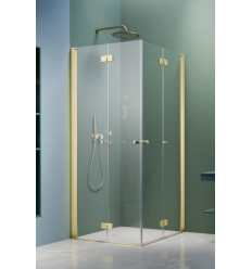 Kabina prysznicowa 80x80 Nes Brushed Light Gold KDD B Radaway (10024080-98-01L + 10024080-98-01R)