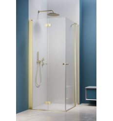Kabina prysznicowa 80x80 Nes Brushed Light Gold KDD B / KDD II Radaway (10024080-98-01L + 10016080-98-01R)