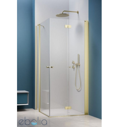 Kabina prysznicowa 80x80 Nes Brushed Light Gold KDD B / KDD II Radaway (10016080-98-01L + 10024080-98-01R)