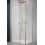 Kabina prysznicowa 100x70 Nes Brushed Light Gold KDS I Radaway (10023100-98-01L + 10043070-98-01)