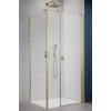 Kabina prysznicowa 100x70 Nes Brushed Light Gold KDS I Radaway (10023100-98-01R + 10043070-98-01)