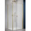 Kabina prysznicowa 100x70 Nes Brushed Light Gold KDS I Radaway (10023100-98-01R + 10043070-98-01)