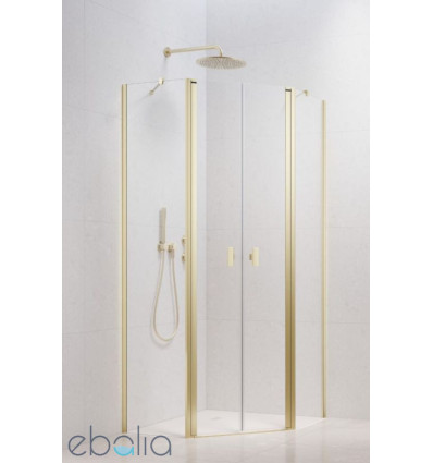 Kabina prysznicowa 80x80 Nes Brushed Light Gold PTD Radaway (10051000-98-01 + 10051400-98-01)