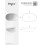 Umywalka nablatowa Viya Cera-Line 61,5 White (UNC-62-VIB)