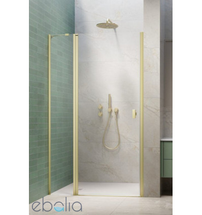 Drzwi prysznicowe 80 Nes Brushed Light Gold DWJ II Radaway (10036080-98-01L)