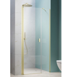 Drzwi prysznicowe 90 Nes Brushed Light Gold DWS Radaway (10028090-98-01L)