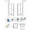 Drzwi prysznicowe 70 Nes Brushed Light Gold DWB Radaway (10029070-98-01L)
