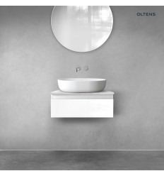 Blat naszafkowy 60 cm jasny marmur Vernal Oltens (68706000)