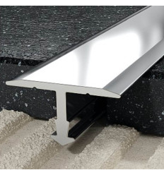 Profil T fugowy 18 mm, długość 250 cm aluminiowy, elektropoler srebrny Excellent (LIPBAFAEP.18/250)