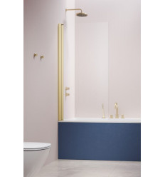 Parawan nawannowy 50 Nes Brushed Light Gold PNJ I Radaway (10011050-98-01L)