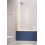 Parawan nawannowy 50 Nes Brushed Light Gold PNJ I Radaway (10011050-98-01L)