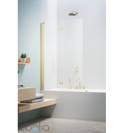 Parawan nawannowy 100 Nes Brushed Light Gold PND I Radaway (10010100-98-01L)