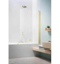 Parawan nawannowy 100 Nes Brushed Light Gold PND I Radaway (10010100-98-01R)