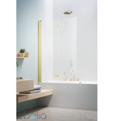 Parawan nawannowy 100 Nes Brushed LIght Gold PND II Radaway (10009100-98-01L)