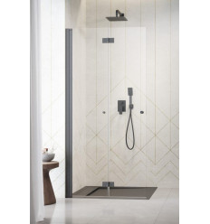 Kabina prysznicowa 80 Nes Brushed GunMetal Walk-in KDD B Radaway (10024080-92-01L)