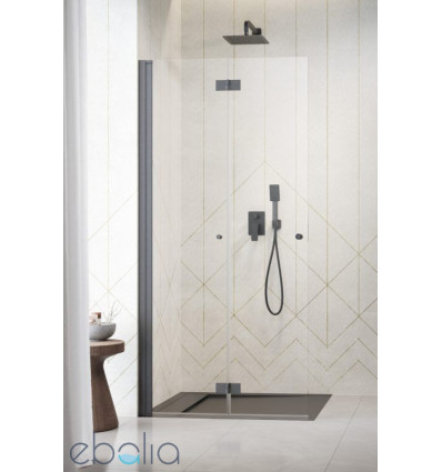 Kabina prysznicowa 80 Nes Brushed GunMetal Walk-in KDD B Radaway (10024080-92-01L)